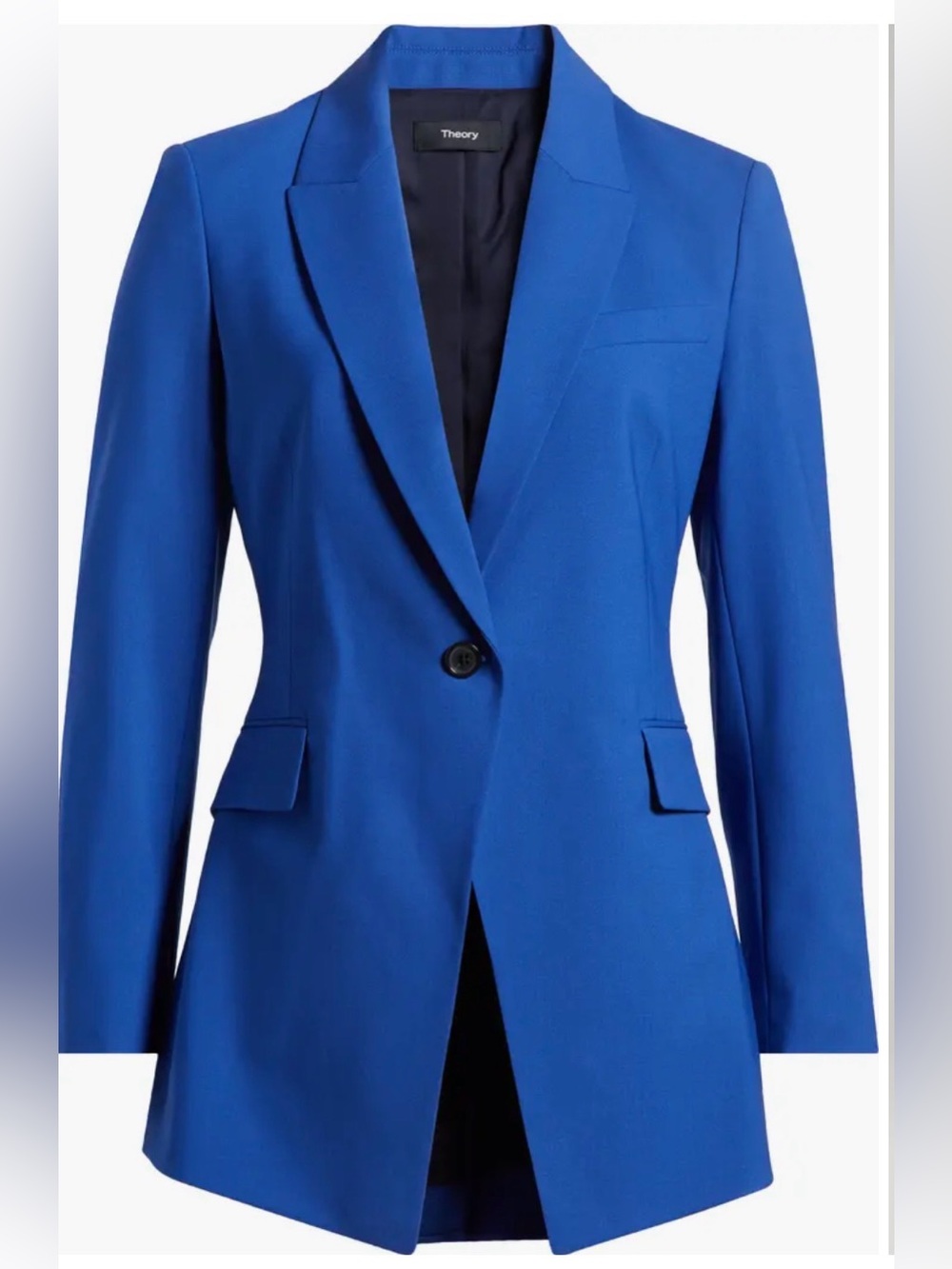 Theory Etinette Stretch Wool Blazer size 8
